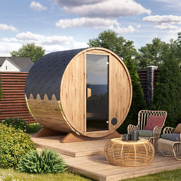 Outdoor Barrel Sauna