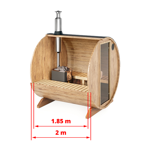 Outdoor Barrel Sauna