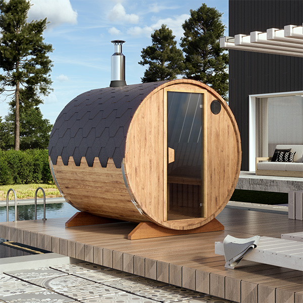 Outdoor Barrel Sauna