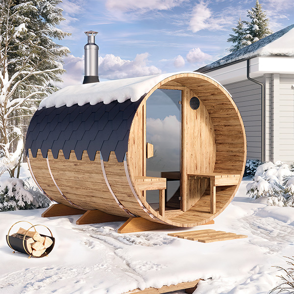 Outdoor Barrel Sauna