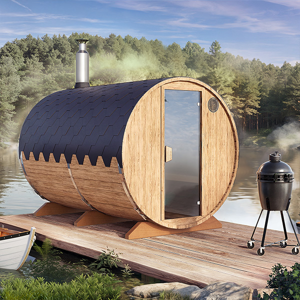 Outdoor Barrel Sauna