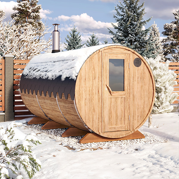 Outdoor Barrel Sauna