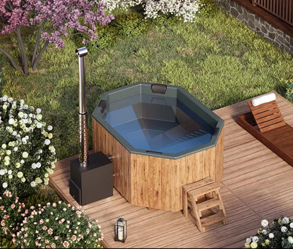 Octagonal Hot Tub