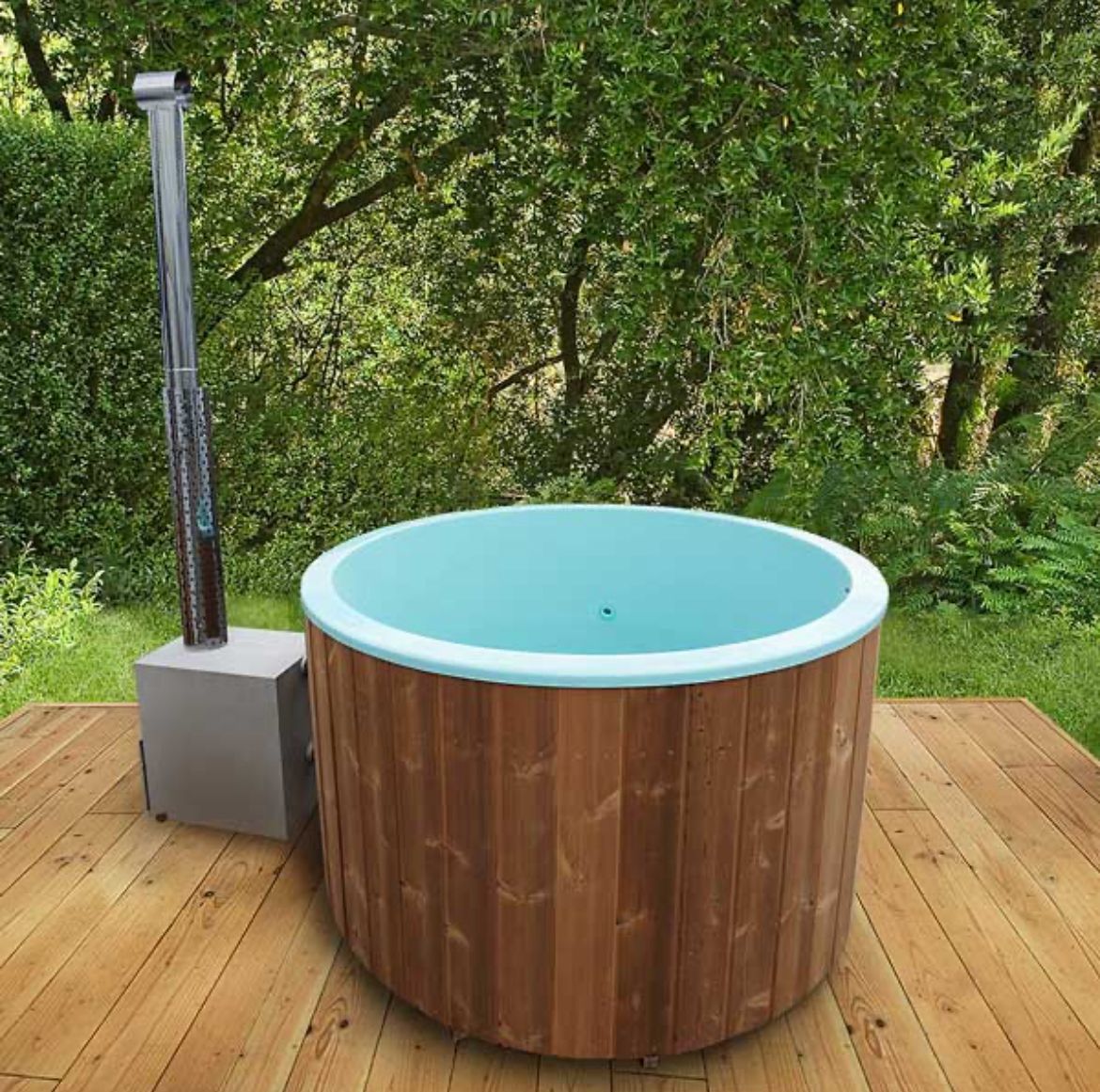 Round Hot Tub