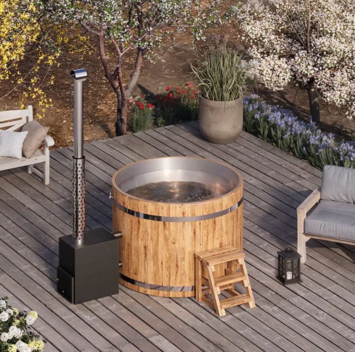 Wooden Hot Tub