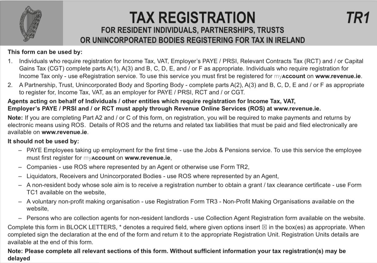 Tax Registrations