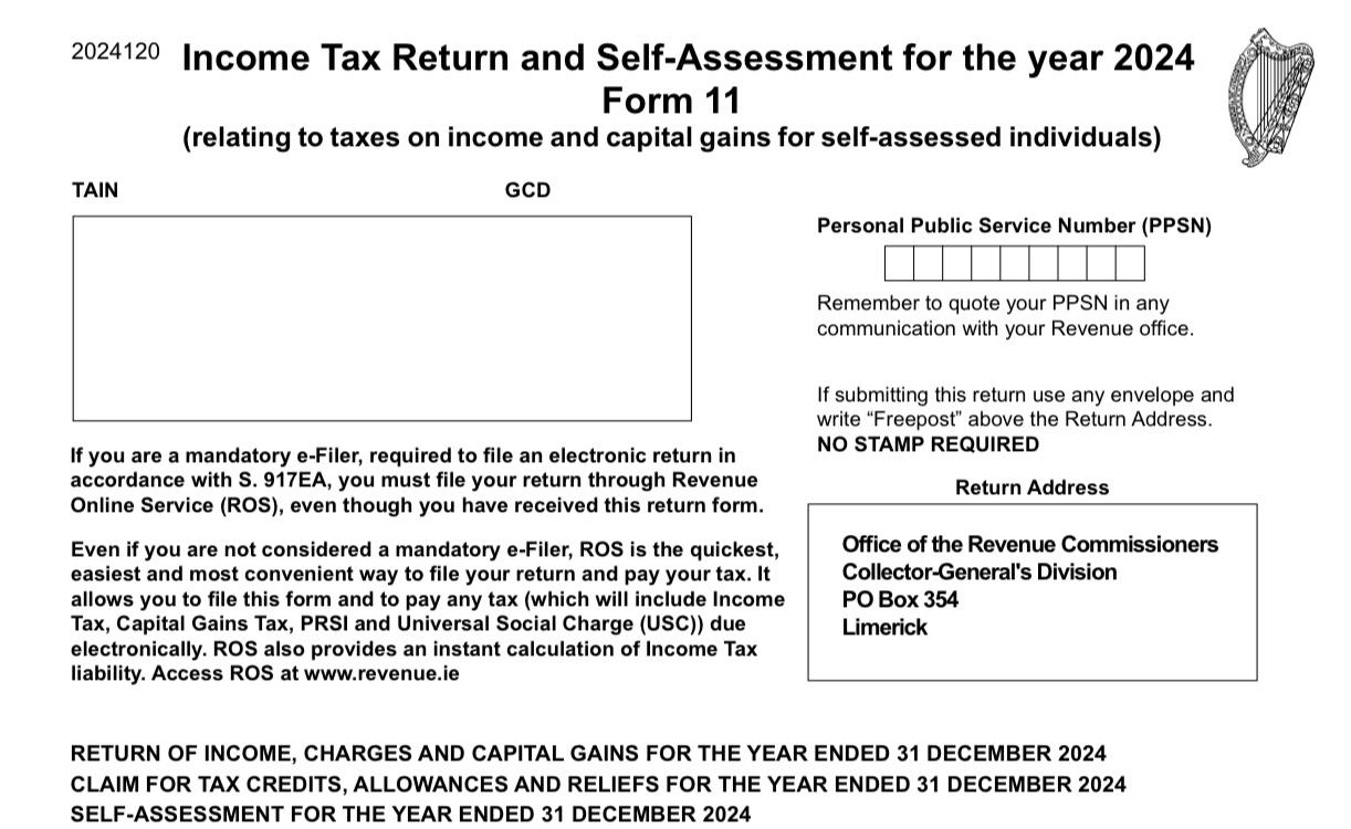 Sole Trader Annual Tax Return