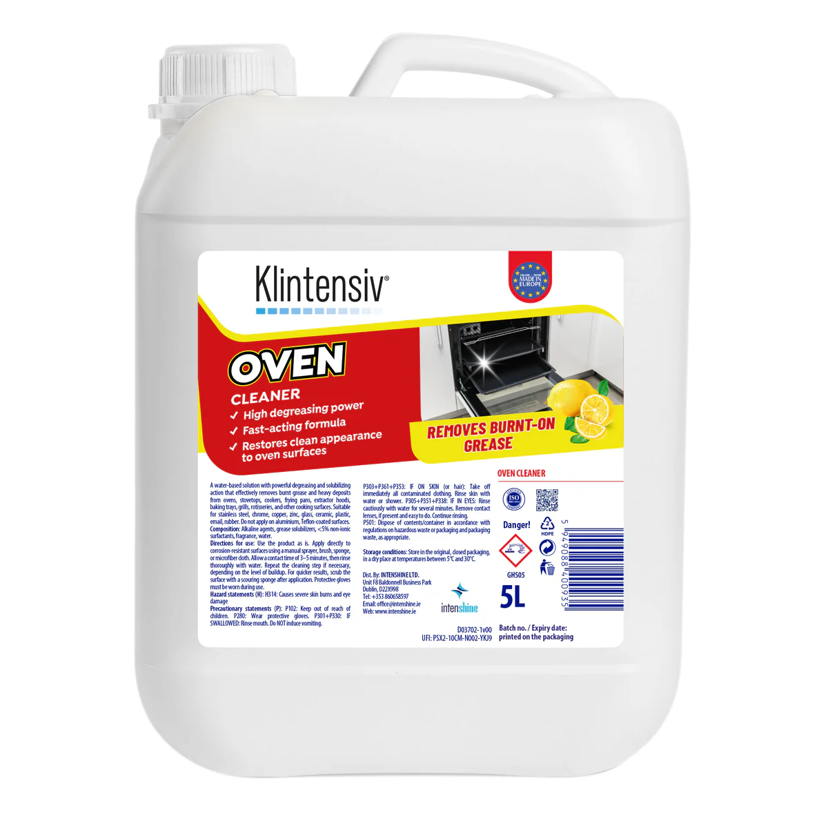 OVEN CLEANER DEGREASER thumbnail 2